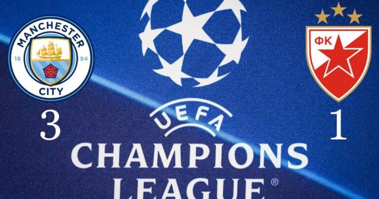 Manchester City 3-1 FK Crvena Zvezda: Champions League Match Report & Player Ratings