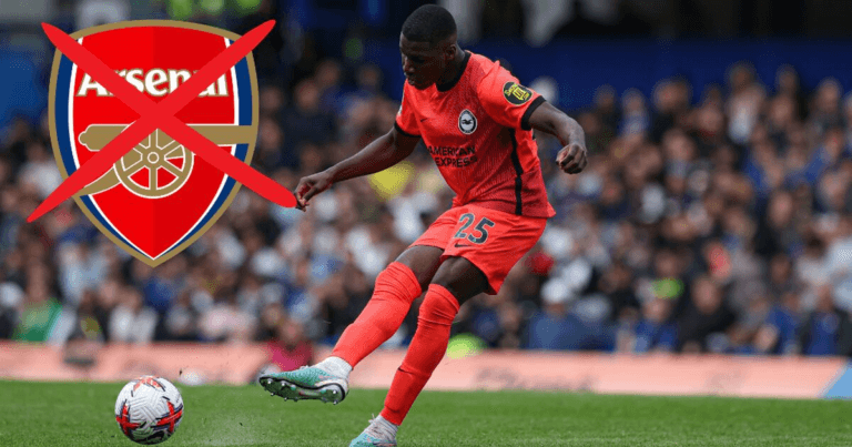 Moises Caicedo reacts to missing out on Arsenal transfer