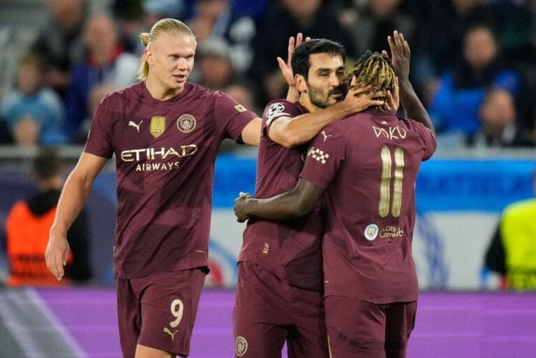 Slovan Bratislava 0-4 Manchester City: Guardiola’s side equal Manchester United’s long-standing record