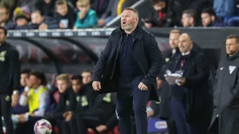 Rooney charged with improper conduct after red card in Plymouth’s win over Blackburn