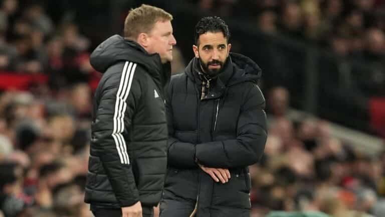 ‘The worst pound-for-pound football team in the country’ – Man Utd collapse again as Zirkzee hooked 30 minutes into Newcastle clash