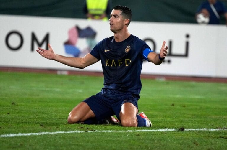 Cristiano Ronaldo lashes out after Jhon Duran is sent-off in Al-Nassr’s defeat to Al-Ettifaq
