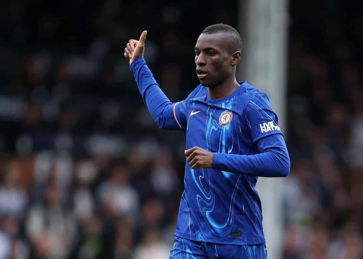 Chelsea striker Nicolas Jackson