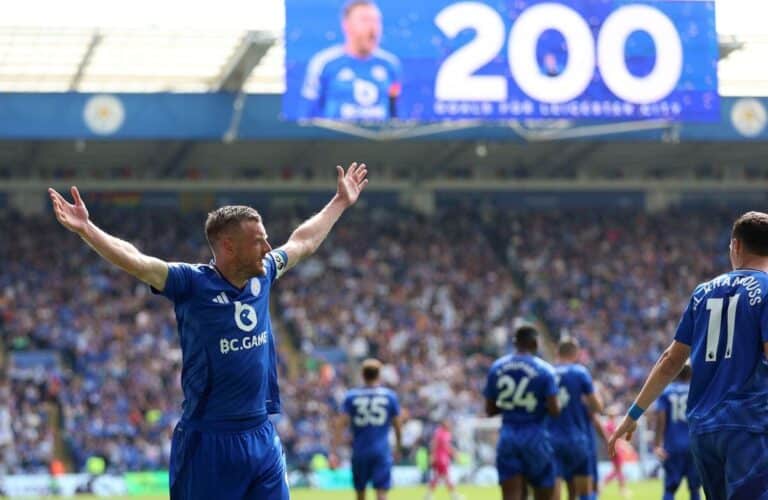Premier League: Vardy hailed as ‘great one’ after scoring 200th goal on Leicester farewell