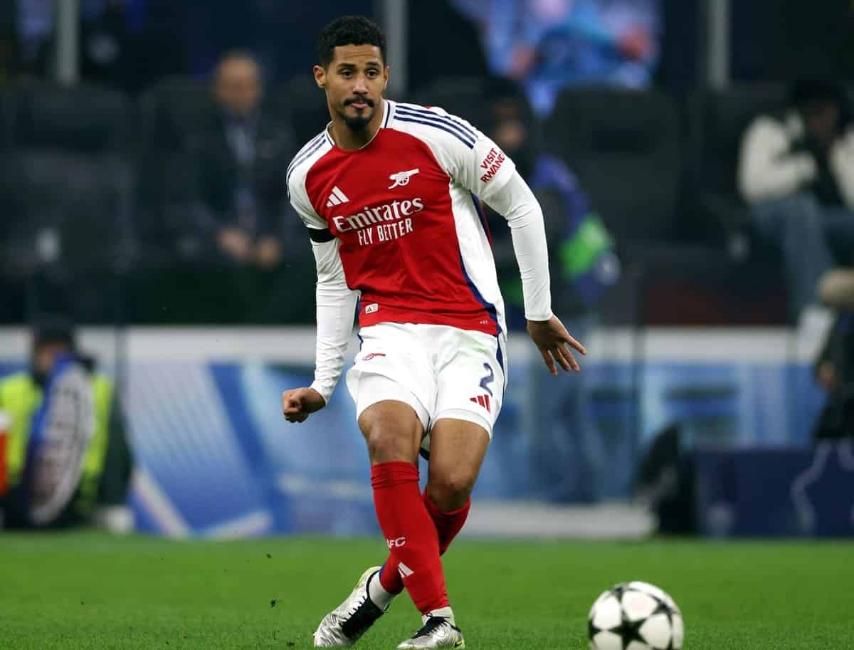 Arsenal defender William Saliba