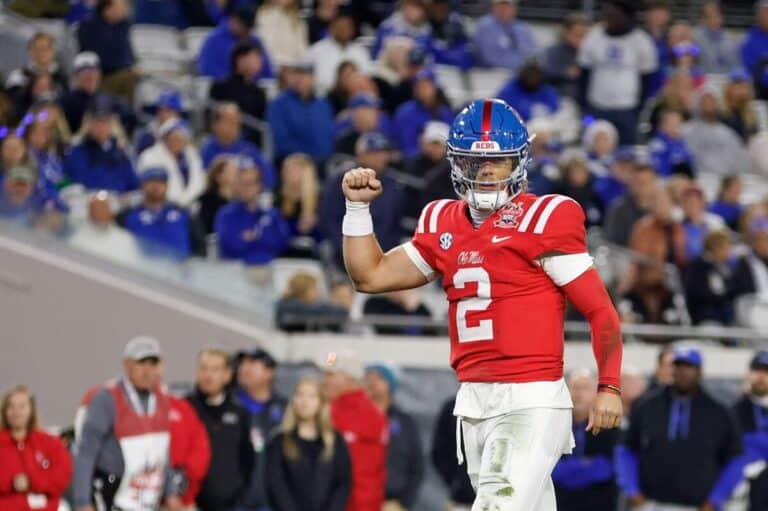 Giants trade up for Jaxson Dart as Shedeur Sanders’ slide continues