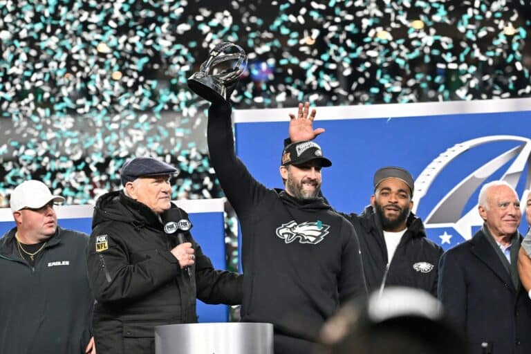 NFL: Eagles Coach Sirianni Celebrates Second NFC Championship