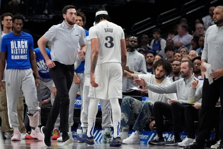 Anthony Davis set for spell on sidelines as reeling Dallas Mavericks fans rue trade of Luka Doncic