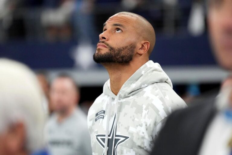Dak Prescott admits to crying after watching the Dallas Cowboys lose to the Houston Texans