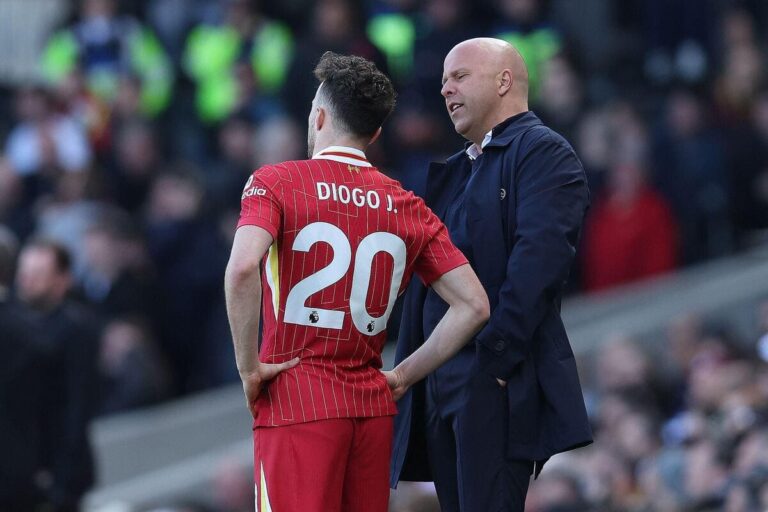 ‘I wish I had the words’ – Liverpool manager Slot pays tribute to ‘special’ Jota