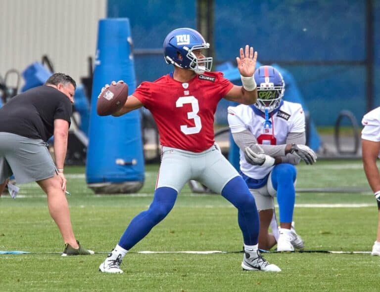 NFL: Giants Give Russell Wilson Most First-Team Reps; Wide Receiver Malik Nabers Dealing With Toe Injury